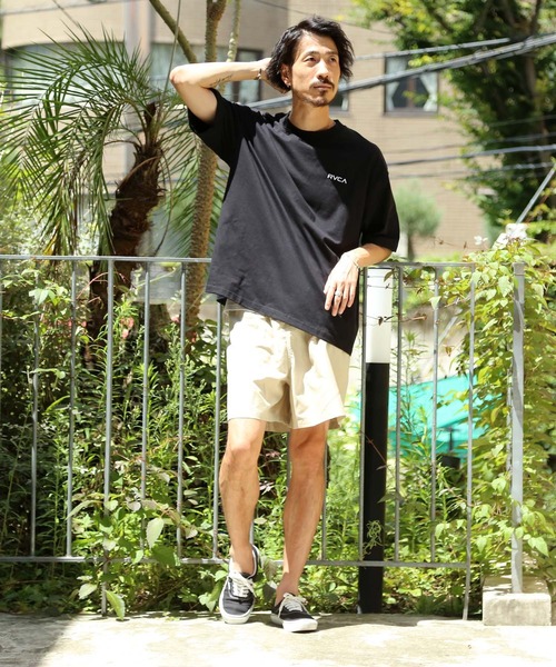 「RVCA」 半袖Tシャツ SMALL ブラック メンズ_画像9