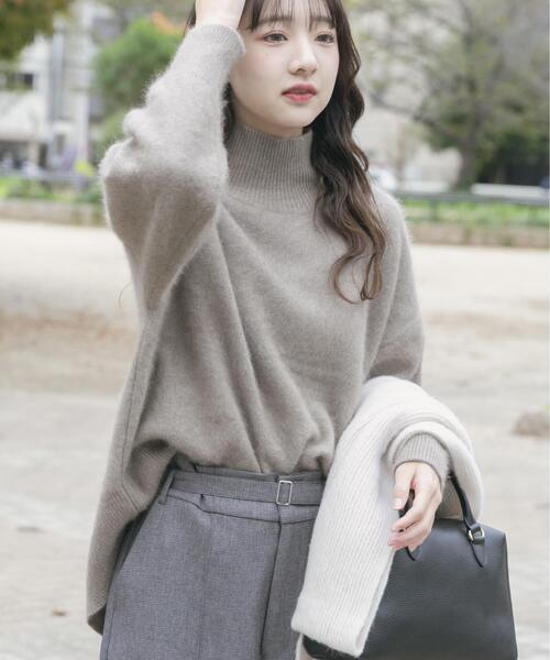 アイテムズ アーバンリサーチ（ITEMS URBAN RESEARCH）/ラクーンハイネックビッグニット ITEMS URBANRESEARCH（アイテムズ アーバンリサーチ） ニット セーター