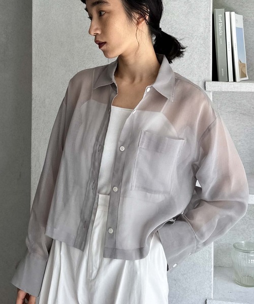 「DOUX ARCHIVES」 長袖ブラウス FREE ブラック レディース_画像2