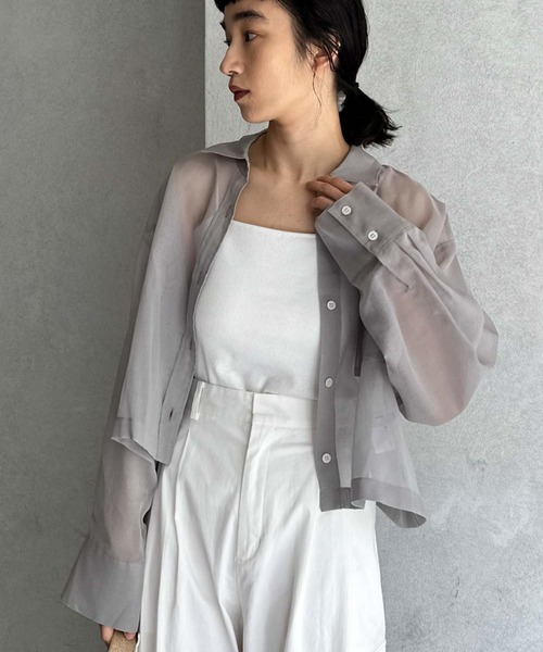 「DOUX ARCHIVES」 長袖ブラウス FREE ブラック レディース_画像3