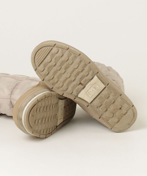 「moz」 ショートブーツ 24.0cm ベージュ レディース_画像3