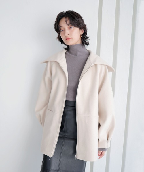 「LIAN」 コート FREE アイボリー レディース_画像5