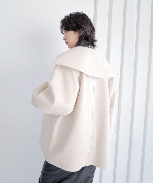 「LIAN」 コート FREE アイボリー レディース_画像6