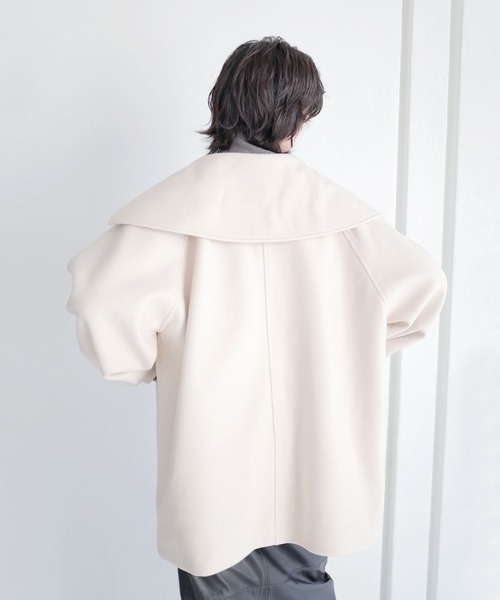 「LIAN」 コート FREE アイボリー レディース_画像8