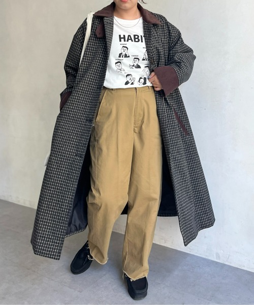 「CPCM」 ステンカラーコート FREE アイボリー レディース_画像7