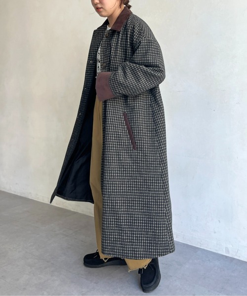 「CPCM」 ステンカラーコート FREE アイボリー レディース_画像8