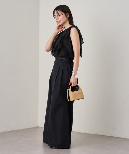 「LOUNGEDRESS」 パンツ SMALL ベージュ レディース_画像4