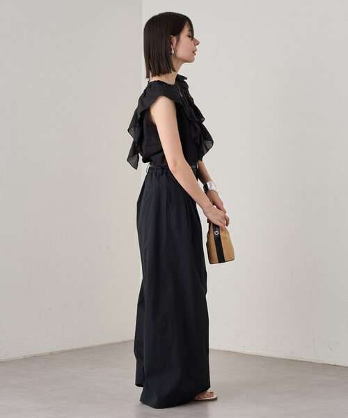 「LOUNGEDRESS」 パンツ SMALL ベージュ レディース_画像5