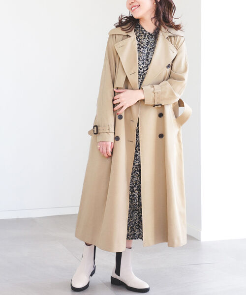 BEAMS HEART（ビームス ハート） トレンチコート SMALL ベージュ
