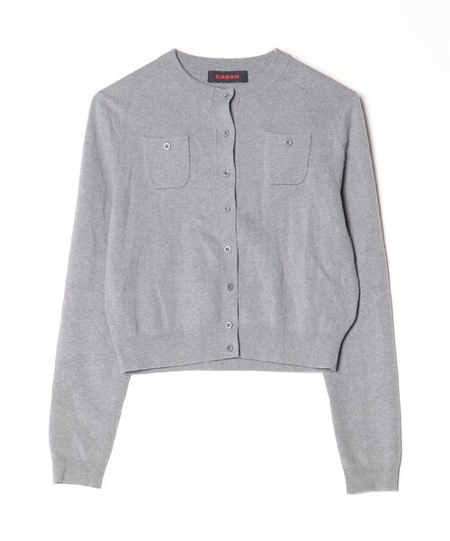 caban グレー カーディガン XS CABaN（キャバン） ニットカーディガン X-SMALL グレー レディース