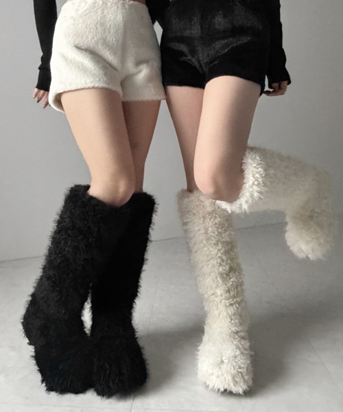 me+em select（ミームセレクト） ブーツ 「 2color 」厚底フェイク