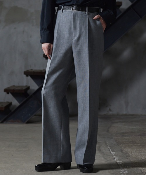 CLEL（クレイル） スラックス 「CLEL core.」Super 100s Bishu Wool