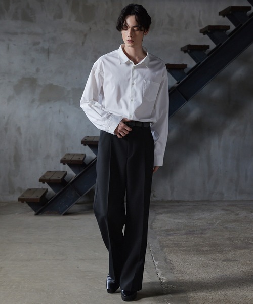 CLEL（クレイル） スラックス 「CLEL core.」Super 100s Bishu Wool