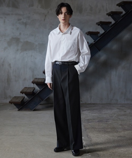 CLEL（クレイル） スラックス 「CLEL core.」Super 100s Bishu Wool