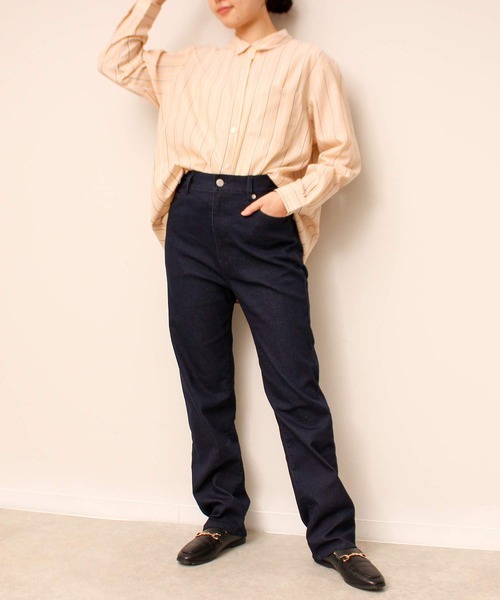 「MB mint breeze」 パンツ LL ブルー レディース_画像4