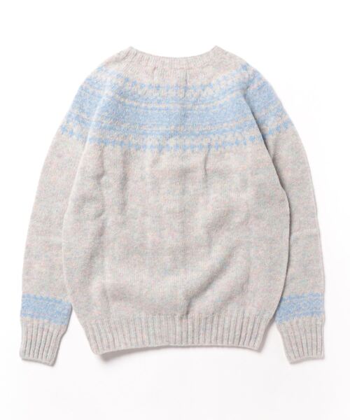 「Harley of Scotland」 ニットカーディガン 38 ベビーピンク レディース_画像2