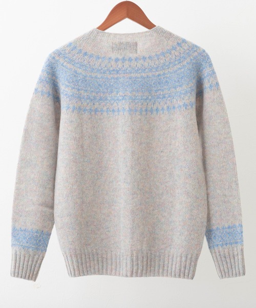 「Harley of Scotland」 ニットカーディガン 38 ベビーピンク レディース_画像5