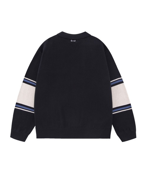 「SUPPLIER」 長袖ニット X-LARGE ベージュ メンズ_画像2