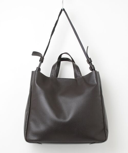 「FARO」 2WAYバッグ FREE ダークブラウン メンズ_画像2