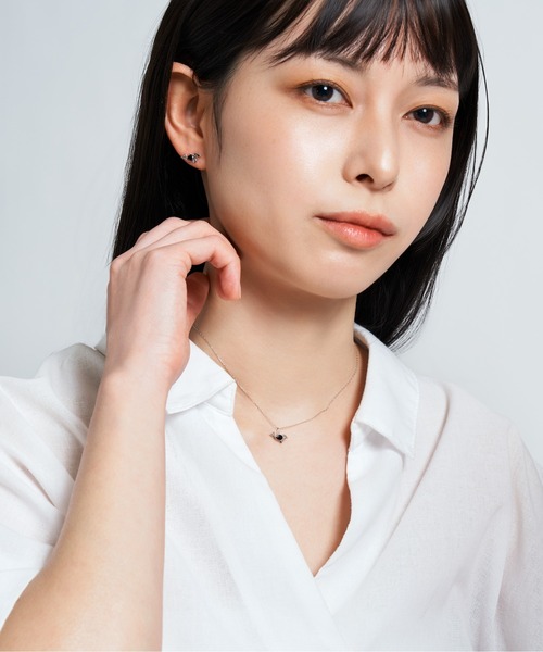 Jewel closet by L&Co. ネックレス K10 ホワイトゴールド シャチ