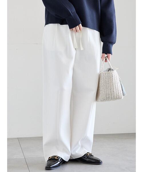 Te chichi（テチチ） パンツ ポンチハイウエストカーブパンツ「2026
