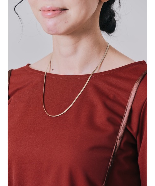 「DOLLUPOOPS」 長袖カットソー 38 ライトグレー レディース_画像5