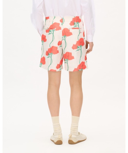 パンツ 'KENZO Archive Rose' テーラード ショートパンツ イン テクニカル タフタ メンズの画像