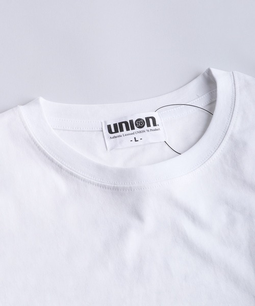 tシャツ 76 ワンポイント刺繍 半袖Tシャツ バック無地 シンプルロゴTEE