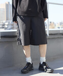 ワイドパンツ ハーフパンツ パンツ 短パン F...の詳細画像2