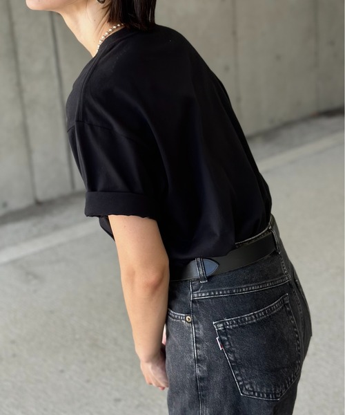 「L.H.P」 半袖Tシャツ X-LARGE ブラック レディース_画像6