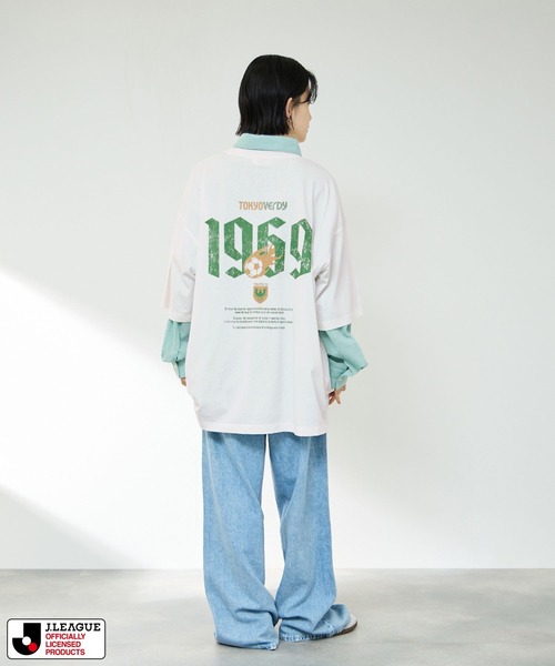 【★東京ベルティ】 古着 メンズ サッカー Jリーグ レトロ ゲームシャツ L tシャツ 東京ヴェルディ デザインTシャツ/Jリーグ TOKYO VERDY メンズ