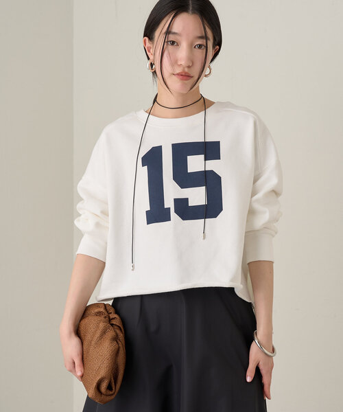 「LOUNGEDRESS」 スウェットカットソー FREE オフホワイト レディース_画像9