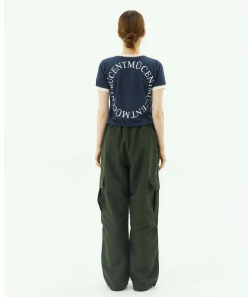 MUCENT（ムセント） tシャツ 「日本未発売/WEB限定」/バックロゴ 配色