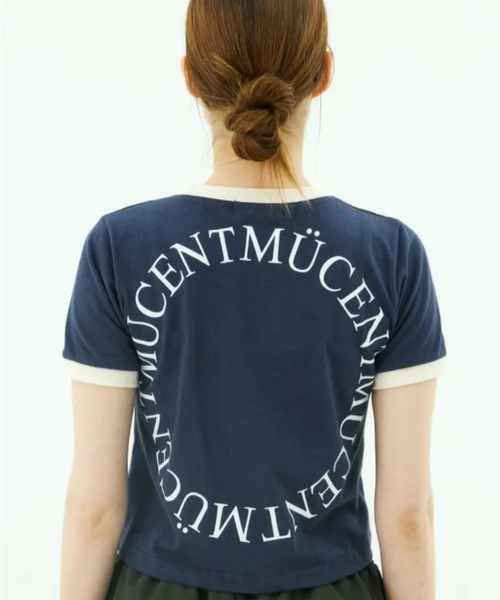 MUCENT（ムセント） tシャツ 「日本未発売/WEB限定」/バックロゴ 配色