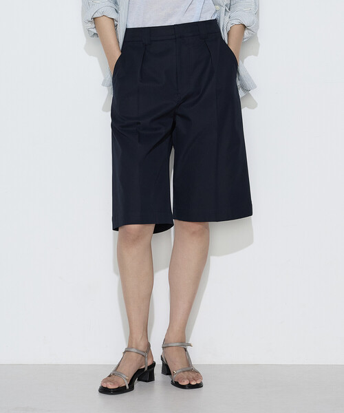 COMME CA Wardrobe ハーフパンツ パンツ 短パン コンパクトクロス
