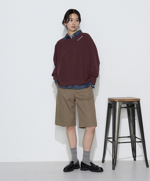 COMME CA Wardrobe ハーフパンツ パンツ 短パン コンパクトクロス