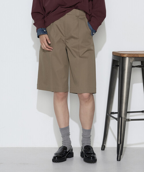 COMME CA Wardrobe ハーフパンツ パンツ 短パン コンパクトクロス
