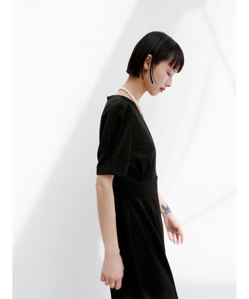 「Katrin TOKYO」 半袖ワンピース X-SMALL ブラック レディース_画像8