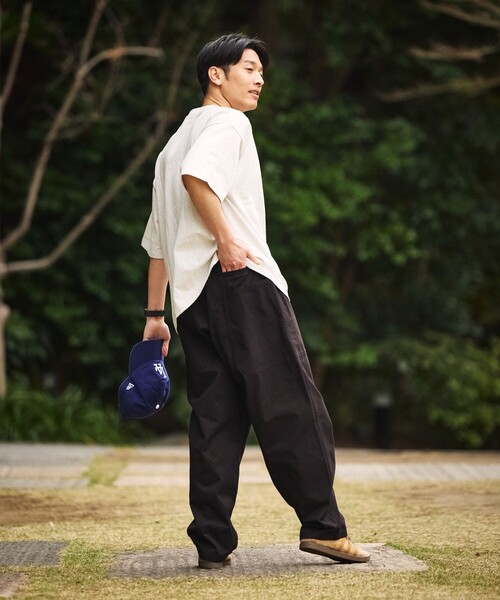 「FREAK'S STORE」 チノパンツ MEDIUM オリーブ メンズ_画像5