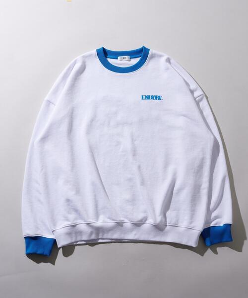 「WEGO」 スウェットカットソー MEDIUM ホワイト メンズ_画像8