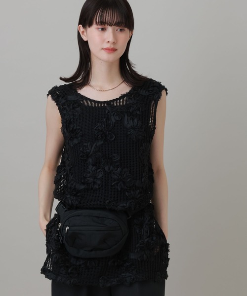 LAKOLE（ラコレ） ベスト ジレ 2WAY刺繍レースベスト / 692962