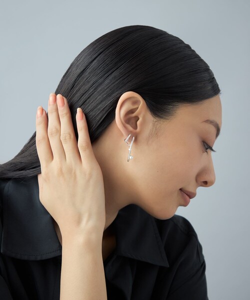 未使用 Jouete ダブルピアス パール Jouete（ジュエッテ） ピアス 「ダブルピアス」 パール レディース