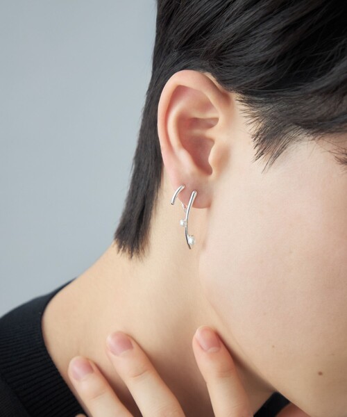Jouete（ジュエッテ） ピアス 「ダブルピアス」 パール レディース