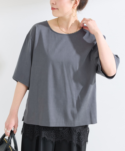 B.C STOCK（ベーセーストック） ブラウス シャツ 半袖 「2枚セット 
