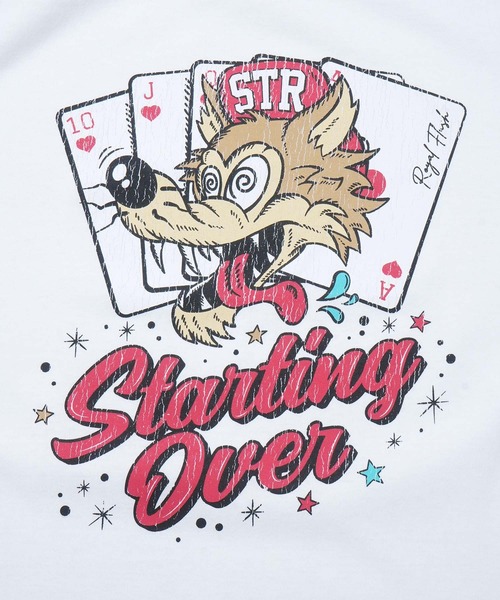 「Starting Over」 半袖Tシャツ M ホワイト系その他 メンズ_画像2