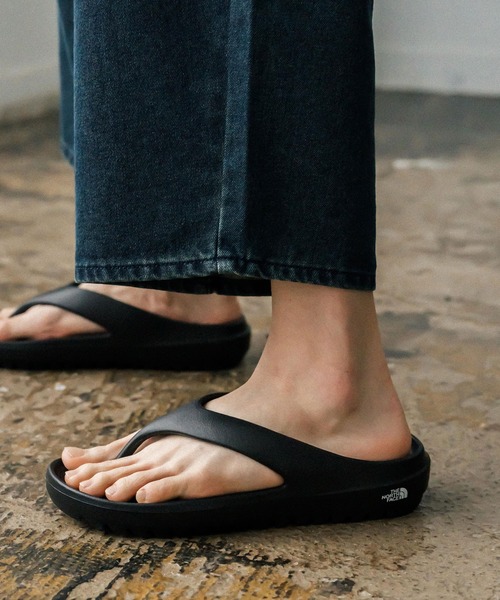 新品未使用 CAMPER トングサンダル 38 black THE NORTH FACE（ザ ノースフェイス） ノースフェイス サンダル
