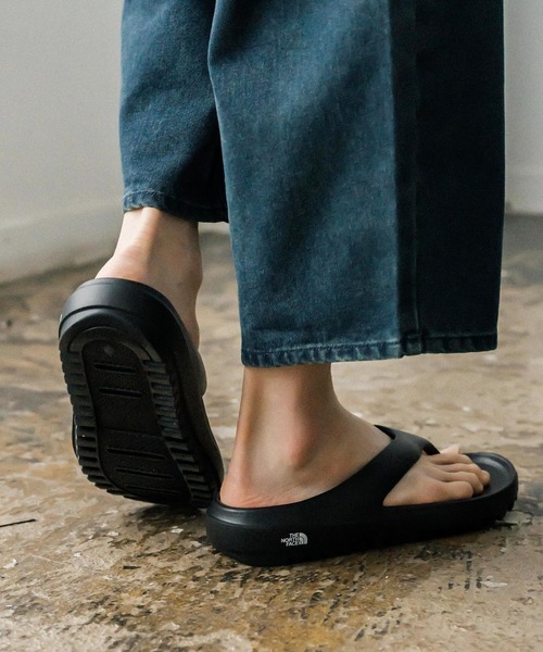 新品未使用 CAMPER トングサンダル 38 black THE NORTH FACE（ザ ノースフェイス） ノースフェイス サンダル