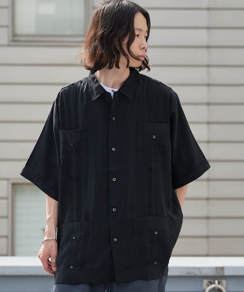 Dan River（ダンリバー） シャツ 半袖 CUBA SHIRT キューバシャツ 半袖
