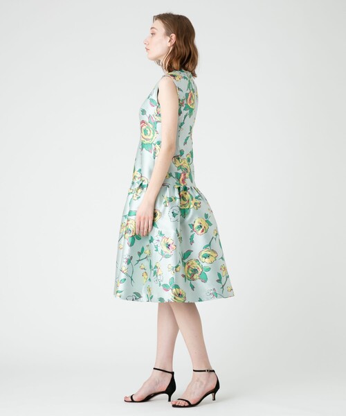 「LOULOU WILLOUGHBY」 ノースリーブワンピース 2 ミント レディース_画像3