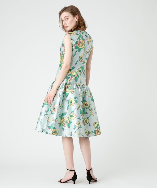 「LOULOU WILLOUGHBY」 ノースリーブワンピース 2 ミント レディース_画像4